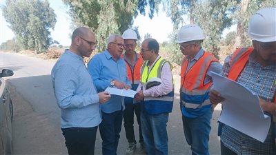 رئيس شركة مياه المنوفية يتابع مشروعات الصرف الصحي بتلا