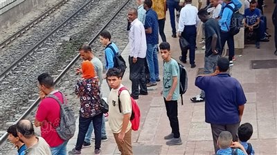 تعطل حركة المترو على خط المرج - حلوان 