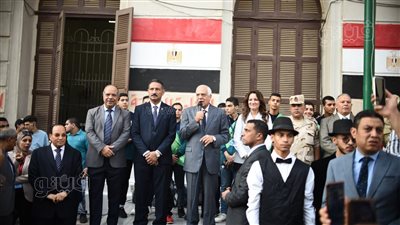 محافظ الجيزة: المدارس الجديدة بها بنية تحتية قوية | صور 