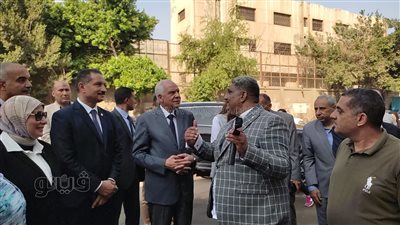 محافظ الجيزة يتفقد مدرسة المدينة الجامعية الابتدائية | فيديو وصور 