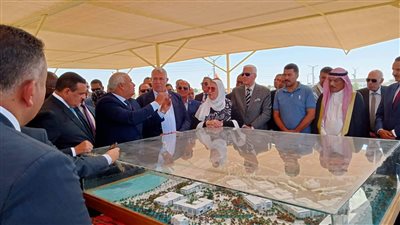 احتفالا بالعيد القومي.. 3 وزراء وسفراء يتفقدون مجمع المصالح الحكومية المميكن في الوادي الجديد