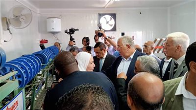 3 وزراء وسفراء دول يتفقدون مشروع واحة الحرير بالوادي الجديد |صور
