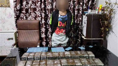 ضبط 24 كيلو حشيش بحوزة عاطل في طنطا