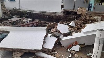 التحقيق في انهيار سور سلم مدرسة المعتمدية بالجيزة 