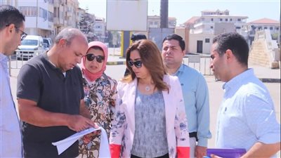 محافظ دمياط تبحث خطة تطوير منطقة اللسان |صور