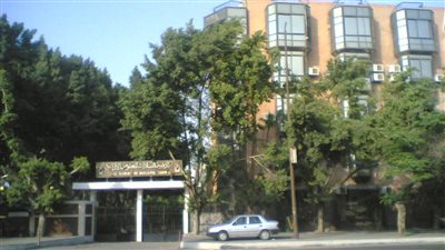 أول تحرك من النيابة بشأن حريق مبنى أكاديمية السادات بالمعادي