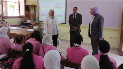 وكيل تعليم الجيزة تتفقد سير العملية التعليمية بمدارس العمرانية| صور
