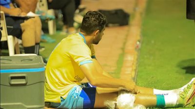 تفاصيل إصابة مدافع الإسماعيلي بعد ودية السكة الحديد