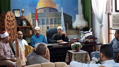 وكيل أوقاف الإسكندرية يلتقى مفتشي جهاز المتابعة