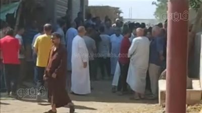 تشييع جنازة مواطن توفي أثناء لعب مباراة كرة قدم بالغربية | صور 