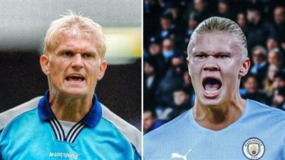 إيرلينج هالاند يقترب من تحطيم رقم والده في الدوري الإنجليزي 