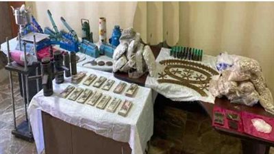 إحباط ترويج 5.7 طن مخدرات و107 آلاف قرص مخدر بحملات على أوكار الكيف