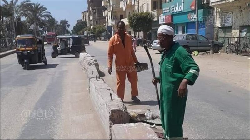 رفع 150 طن مخلفات