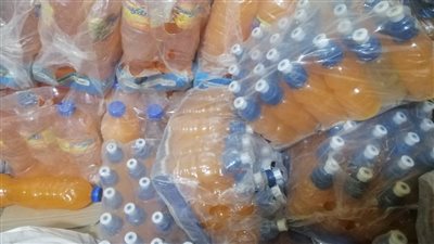 ضبط 110 عبوات عصير مجهولة المصدر فى الإسكندرية