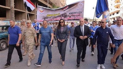 الرياضة تحتفل بذكرى انتصارات أكتوبر بمهرجان المشي l صور 