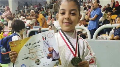 الطفلة ريتاج تحصد المركز الثاني في بطولة الجمهورية التنشيطية للكاراتيه