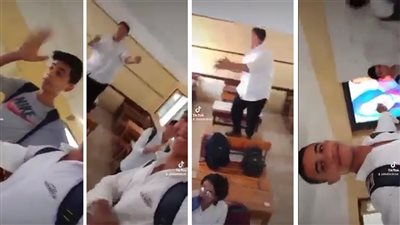 طلاب يرقصون على أغاني المهرجانات داخل الفصل بالدقهلية | فيديو 