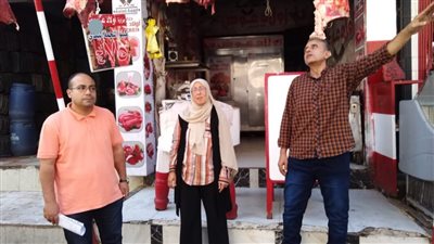 ضبط 280 كيلو لحوم خارج السلخانة في حملة تموينية بالدقهلية