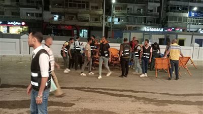 حملة مكبرة لإزالة الإشغالات بشوارع أحياء منتزه أول وثاني بالإسكندرية