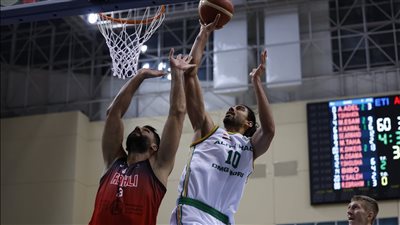 الاتحاد السكندري يهزم أهلي بني غازي في البطولة العربية لكرة السلة