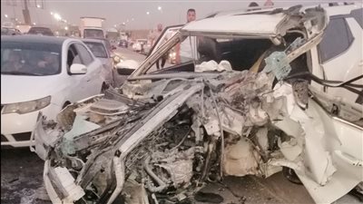 أسماء مصابي حادث طريق الإسماعيلية بالقليوبية