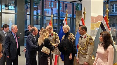 مكتب الاتصال العسكري بلندن يحتفل بالسادس من أكتوبر بمتحف الجيش البريطاني 