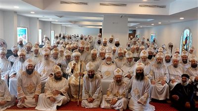 الأنبا مرقس يترأس اجتماع كهنة إيبارشية شبرا الخيمة