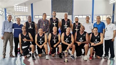 فريق مصر للطيران يحصد الميدالية الذهبية فى كرة السلة 