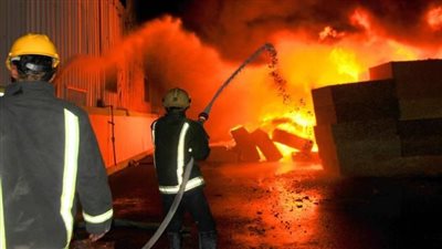 انتداب المعمل الجنائي لبيان سبب حريق داخل جراج بالهرم