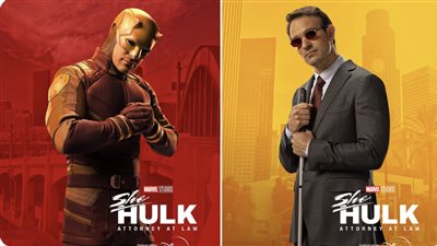 قبل عرض الحلقة الأخيرة.. بوسترات جديدة لشخصية Daredevil في She Hulk