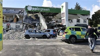 10 قتلى في انفجار داخل محطة للوقود بـ أيرلندا | فيديو