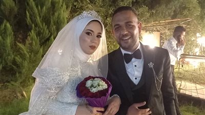 محمد خلف يحتفل بعقد قرانه على ولاء بركات