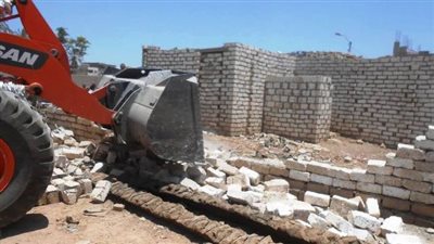 المرحلة الثالثة من الموجة الـ20.. إزالة 37 حالة تعدٍ وبناء مخالف ببني سويف