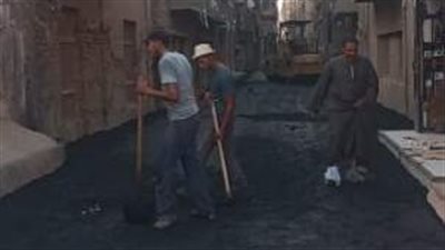 محافظ الشرقية يتابع أعمال الرصف الجاري بشوارع منيا القمح