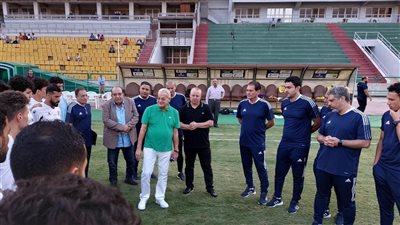 تفاصيل جلسة محسن صلاح مع لاعبي المقاولون قبل ودية إنبي