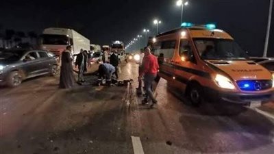 إصابة 6 أشخاص في انقلاب ملاكي بالطريق الصحراوي الشرقي ببني سويف