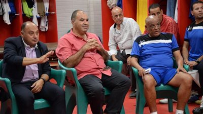 مجلس الأوليمبي يؤازر فريق الكرة قبل انطلاق مسابقة الدوري | صور