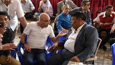 في 20 صورة.. نجوم المزيكا يشاركون بانتخابات الموسيقيين