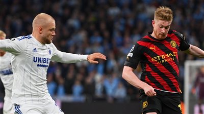 الشوط الأول.. تعادل سلبي بين كوبنهاجن ومانشستر سيتي 