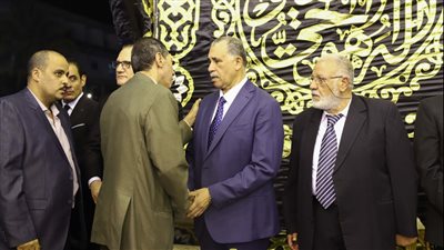 نقيب المحامين وأعضاء مجلس النقابة في عزاء محب مكاوي|صور 