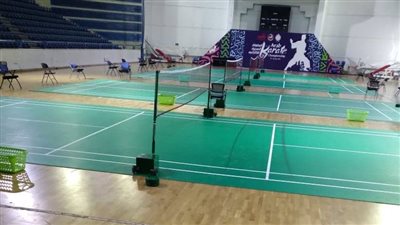 استاد القاهرة يستعد لبطولة مصر الدولية للريشة الطائرة | صور