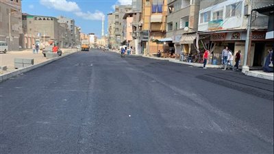 محافظ دمياط تتابع أعمال تطوير شارع السفير الريدي بعزبة البرج