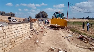 تنفيذ 60 قرار إزالة للتعديات على أراضي الدولة بالإسكندرية 