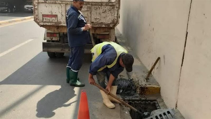 تطهير بلوعات الأمطار