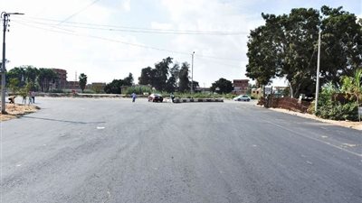 الانتهاء من توسعة طريق مقابر شيبة في الشرقية 