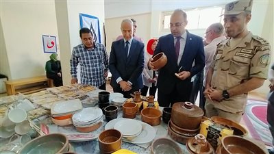 شباب كفر الشيخ تنظم معرض منتجات يدوية للمرأة | صور