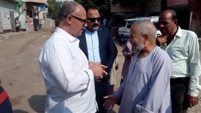 جولة تفقدية للسكرتير المساعد بالعياط على حالة النظافة والشوارع |صور