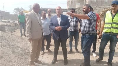 نائب محافظ الجيزة يتفقد مشروعات 