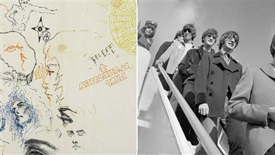 إعادة مفرش طاولة خاص بأعضاء فرقة البيتلز سرق قبل 55 عامًا