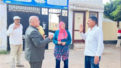 وكيل وزارة التربية والتعليم بدمياط يزور مدرسة إبراهيم شرف الدين 